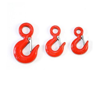 US TYPE EYE HOOK WITH LATCH  320A-ALLOY STEEL  320C-CARBON STEEL