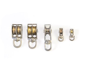 SINGAL&DOUBLE METAL PULLEY WITH SWIVEL